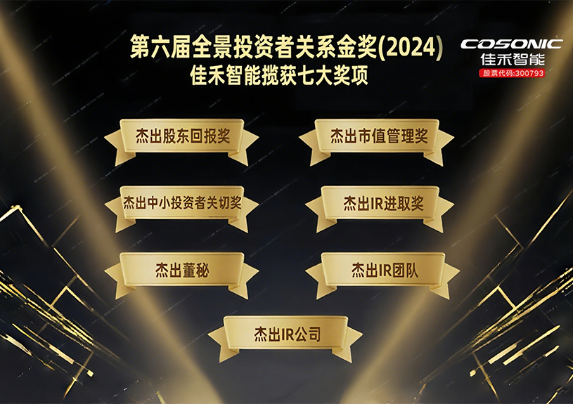 best365足球官网揽获第六届全景投资者关系金奖(2024)七大奖项！